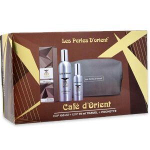 Les Perles D'orient Cafe d'Orient Men Eau De Parfum Spray 150ml+75ml+Τσαντάκι