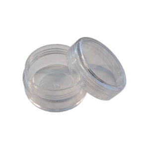Βαζάκι Πλαστικό Στρογγυλό Αποθηκευτικό για Στρας 10gr