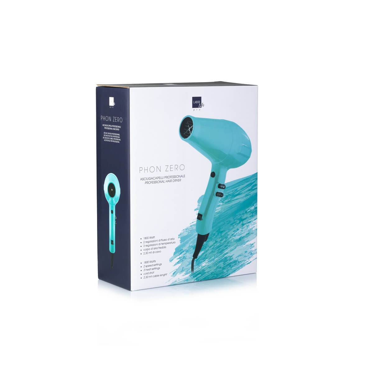 Labor Pro W008C Phon Zero Επαγγελματικό Πιστολάκι Μαλλιών 1800W σε Χρώμα Μπλε Ανοιχτό - Image 3