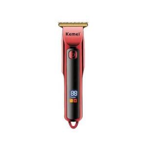 Kemei Κουρευτική Μηχανή KM 3709 Κόκκινη