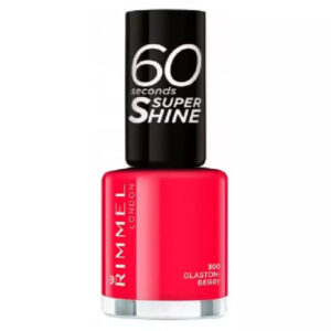 Rimmel London 60 Seconds Super Shine Nail Polish 300 Glaston Berry 8ml